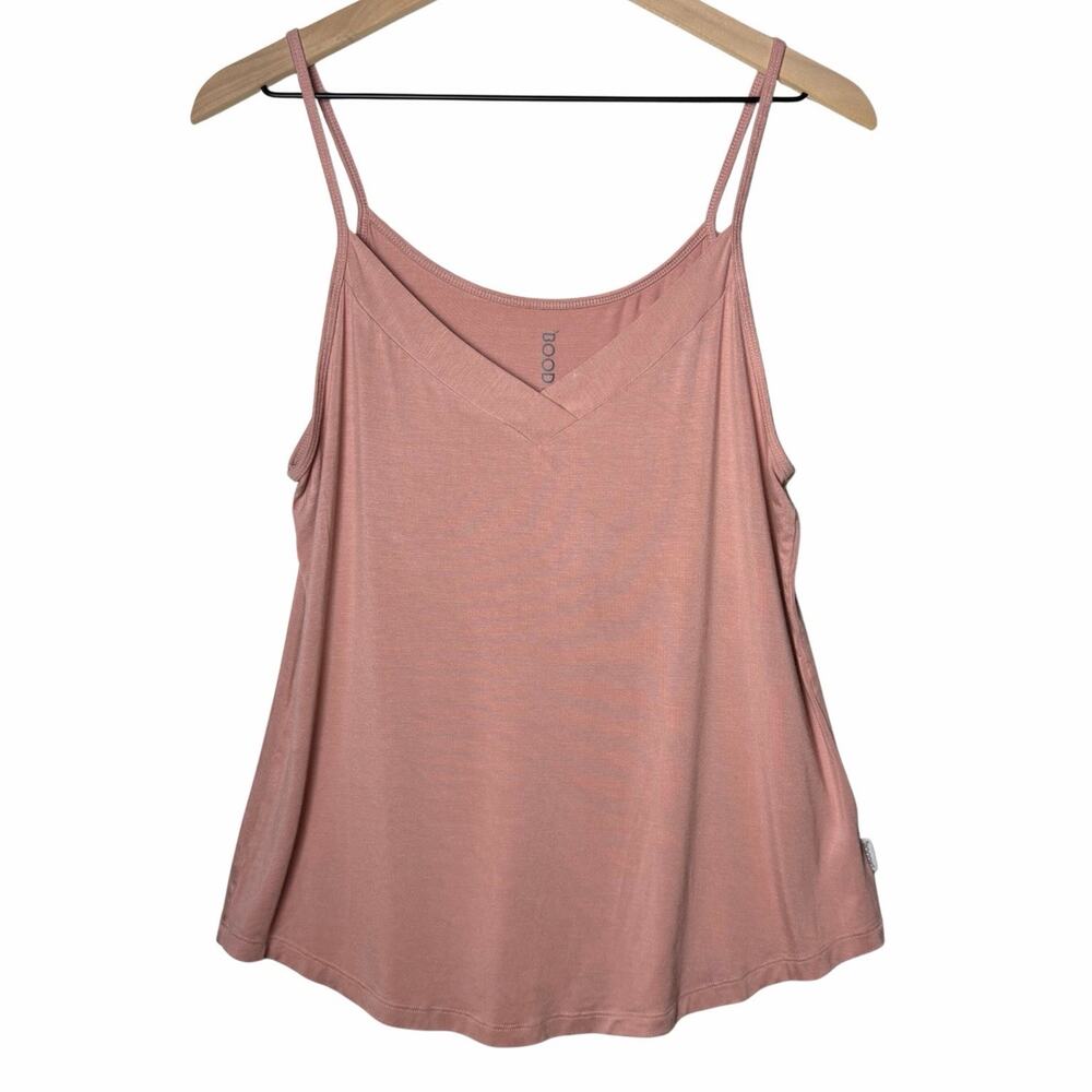 Boody Goodnight Sleep Cami Pajama Tank Top Bamboo Pink Women' Size S